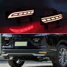 

Led Rear Bumper Reflector Lights Fog Lamp Brake Taillight Light 2Pcs For Honda CRV CR-V 2007 2008 2009
