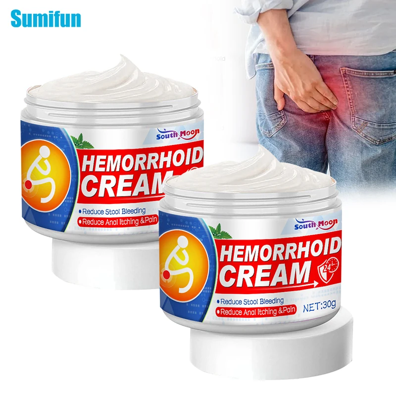 30g Hemorrhoids Removal Treatment Ointment Herbal Medicine Cream Internal Hemorrhoids Piles External Anal Fissure Health Care Hemorrhoids Treatment Cream
