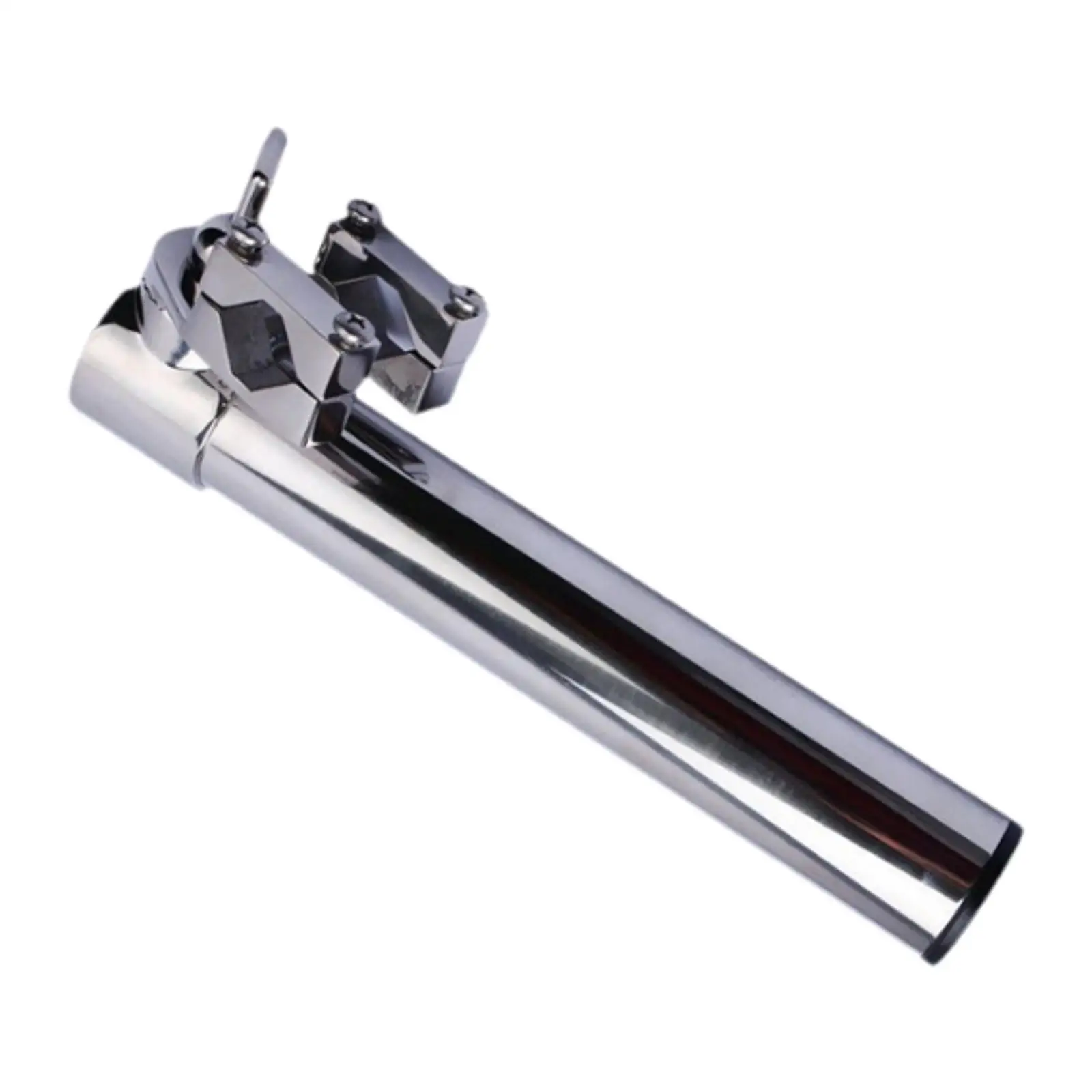 Fishing Rod Holder for Boat Rail Mounted Rotating Yacht Clamp on Stainless Steel