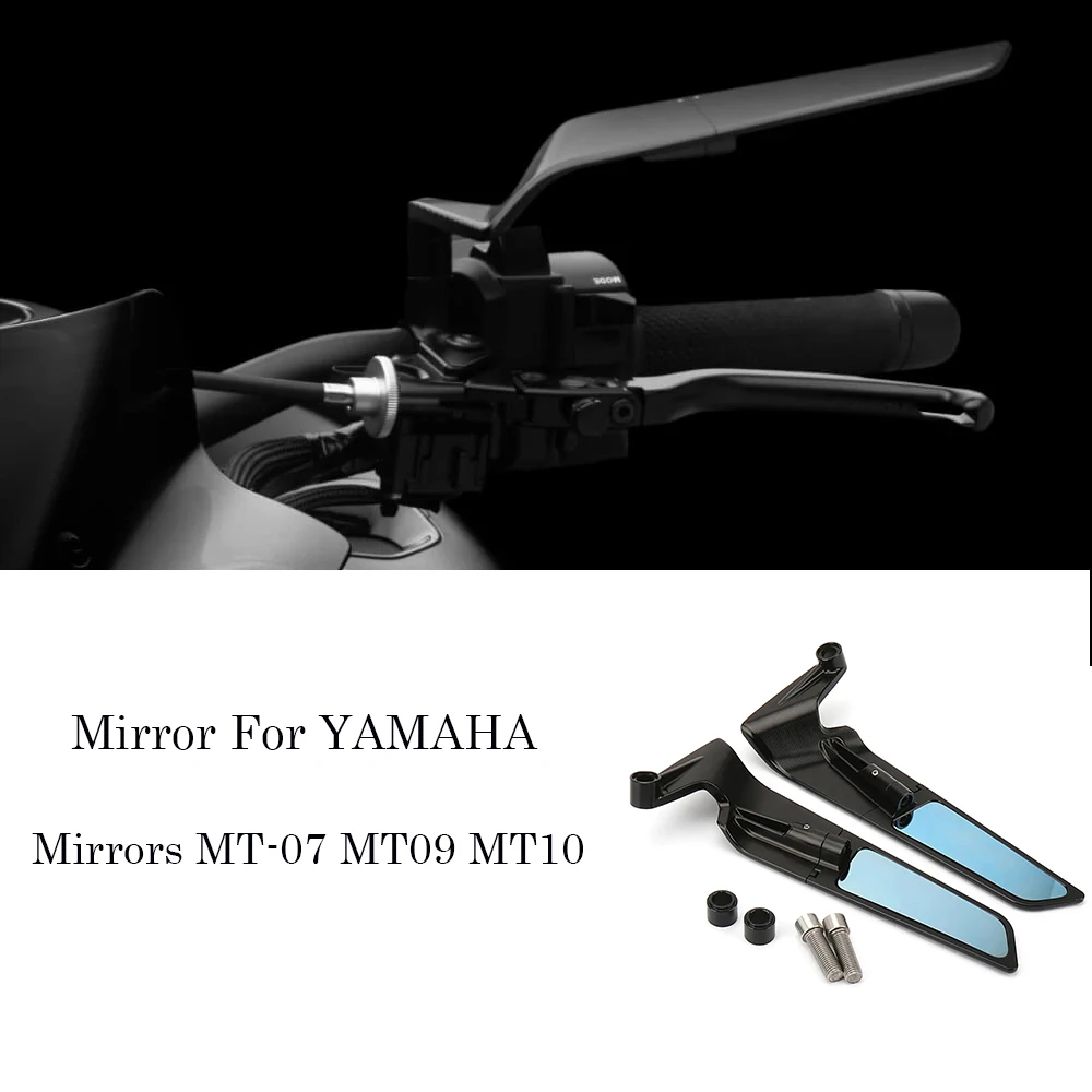 

Зеркало-невидимка для мотоцикла YAMAHA, зеркало заднего вида с логотипом MT09, MT10, MT07, MT09/SP