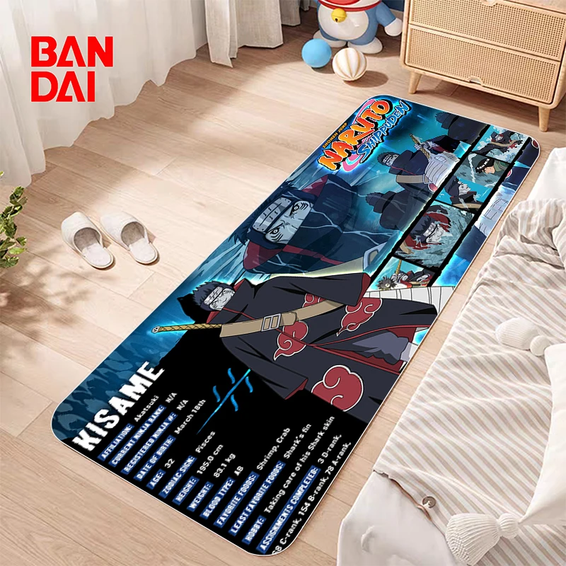 인기 애니메이션 주방 나루토 바닥 매트, 침실 거실 러그, 복도, 이타치 우치하 카펫, 욕실 입구, 하타케 카카시 도어매트