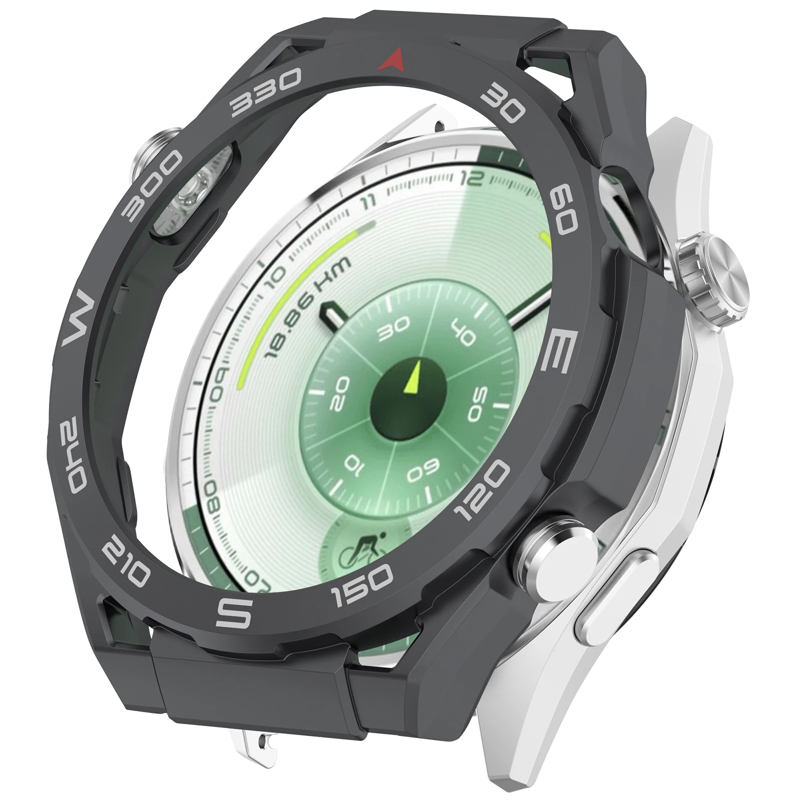 Hard PC Case With Metal Button Watch Protective Bumper Frame High Quality Cover Shell For Huawei GT6pro 46mm Watches Accessories