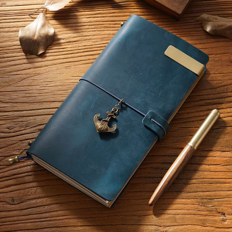Genuine Leather Handmade Vintage Traveler's Notebook & Journal Organizer Cover