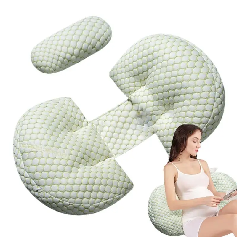 

Comfortable Pregnant Pillow U-Shaped Lumbar Cushion Pillow Waist Protection Side Sleeping Support Multifunction Sleeping Supply