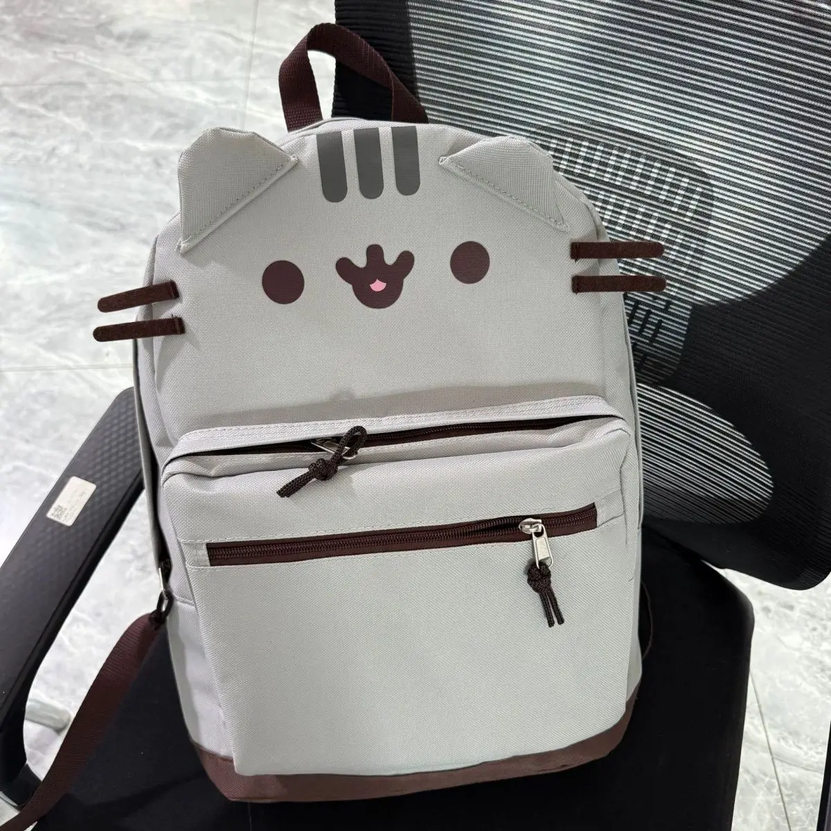 ตัวเลือกสินค้า กระเป๋าเป้ลายแมวน่ารัก ช่องใส่ของครบ สะพายสบาย