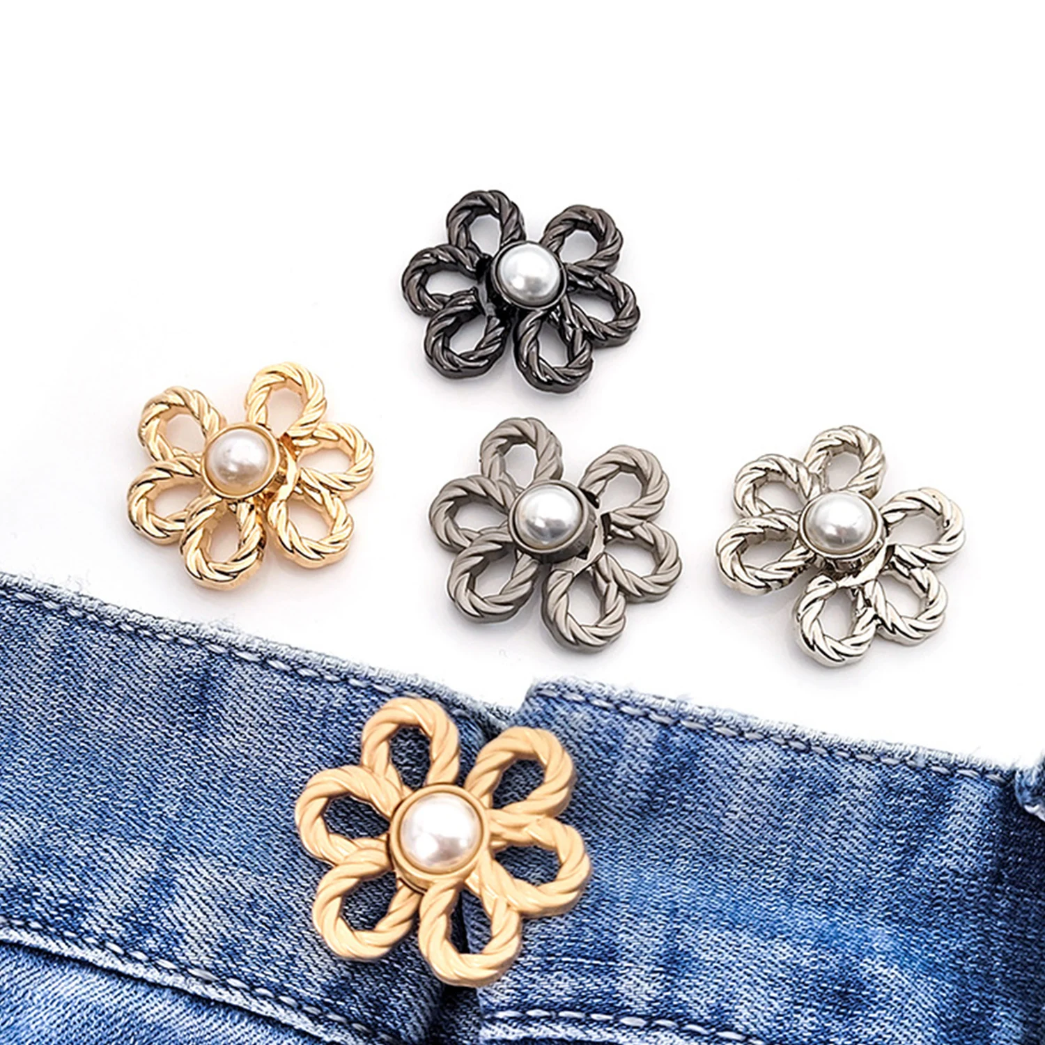 Serre-Taille - Boutons-Épingles Pour Jeans Amples En Forme De