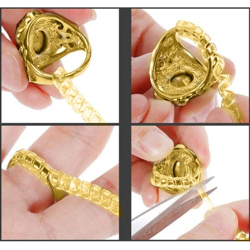Lot De 8 Réducteurs De Bague Invisibles - Ajusteurs De Taille Transparents, Pour Bagues Trop Larges (hommes Et Femmes)