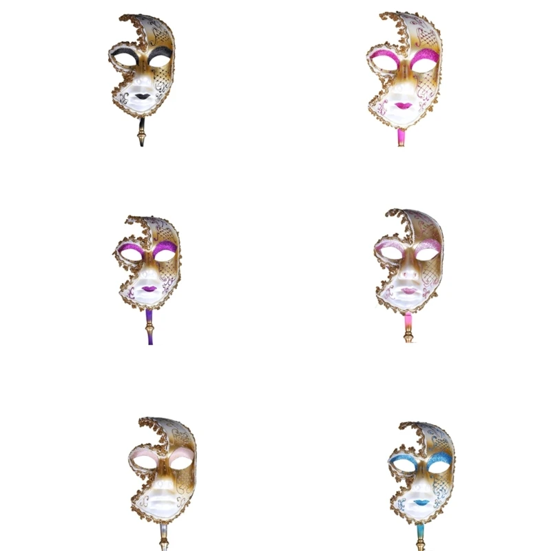 

Masquerade Half Face Mask for Women Man Carnivals, Halloween Cosplay Half Mask