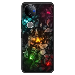 Stylish Soft Silicone Phone Case - Full Protective Shell in Fashionable Design for Vivo V2427 (30)