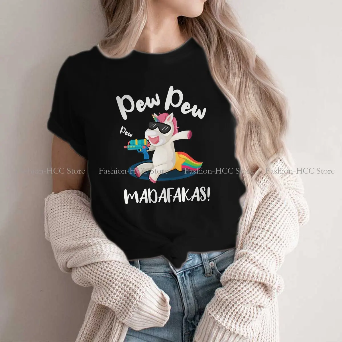 

Pew Madafakas Funny Special Polyester TShirt Unicorn Cute Top Quality New Design Gift Clothes T Shirt Stuff