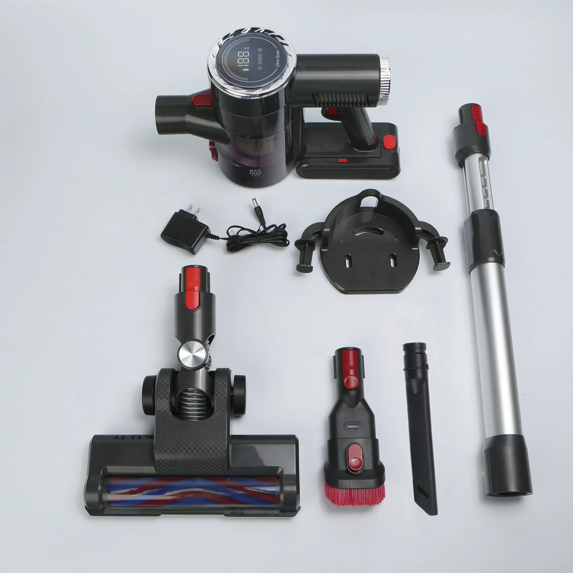 Ʈ LCD ÷ ڵ  ƽ  ûұ, BLDC 귯ø Ȯ Ʃ, 4 in 1, 23000 Pa, 380W