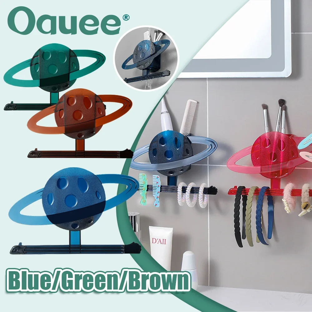 

Multifunctional Bathroom Household Hair Hoops Headbands Cosmetics Storage Rack Non punching Storage Wall Hanging Storage Rack