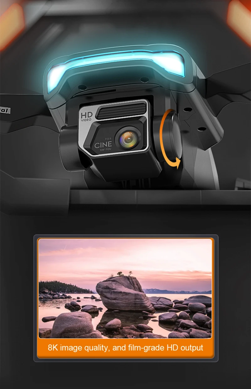 KBDFA AE10 Drone - 6K Mini Brushless Motor Drone Fpv HD 4K Profesional Dual Camera Drones Christmas Gift GPS Quadcopter Rc Toys for Boys 17 KBDFA AE10 Drone, hd 8k image quality, and film-grade h