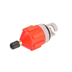 Universal Inflatable Pump Air Valve Adapter for Paddle Boards, Kayaks, and Boats (Orange)