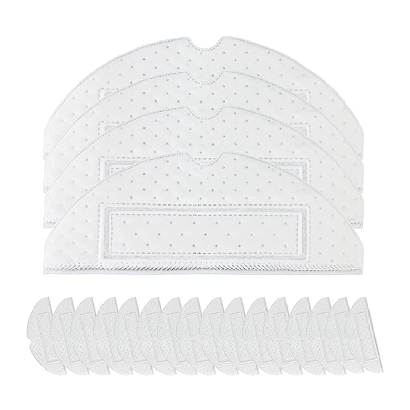 

Коврик для уборки мокрой уборки роботов, 20 шт., белый хлопок, подходит для подметания камней, аксессуары для роботов-подметателей, T7S/T7S Plus/S7 Rag