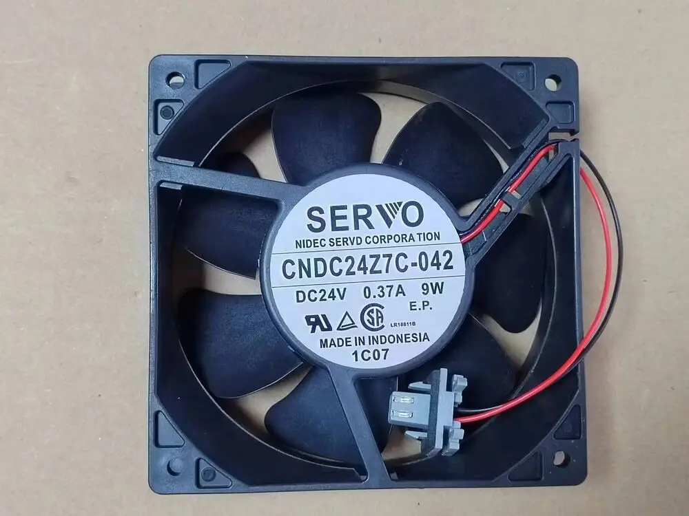 1PCS New In Box SERVO CNDC24Z7C-042 Servo Fan 24V 0.37A 9W 1PCS New In Box SERVO CNDC24Z7C-042 Servo Fan 24V 0.37A 9W