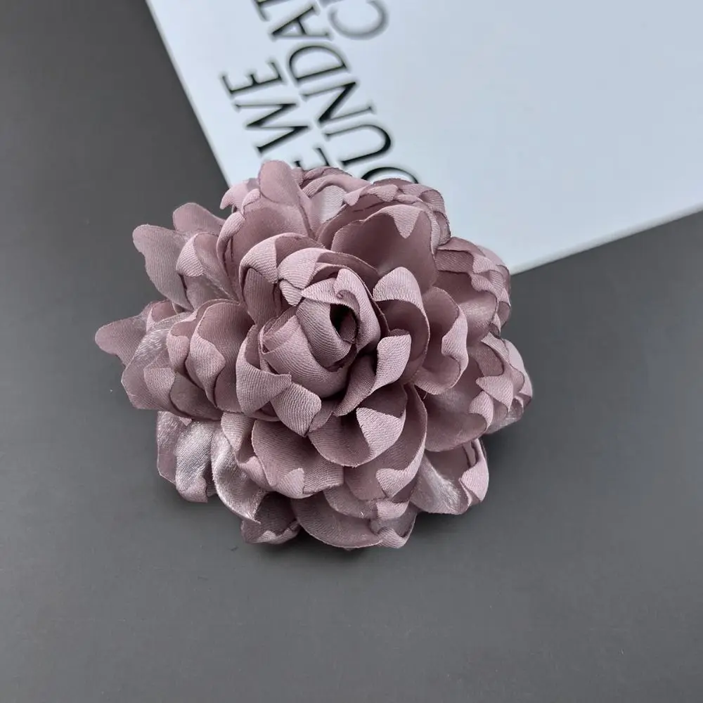 Gifts Multi-layer Large Flower Brooch Fabric Jewelry Accessories Collar Flower Handmade Lapel Pins Party
