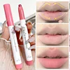 Sexy Matte Pink Lip Liner Pencil Waterproof Lasting Smooth Contouring 3D Lipstick Moisturising Non-stick Cup Lipliner Makeup Pen 2