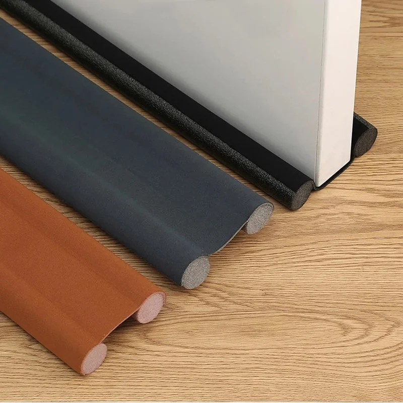 Door Bottom Seal Strip Flexible Wind Reduction Stopper Under Door Sealing Blocker Weatherstrip Sound Proof Wall Panels door draft stopper