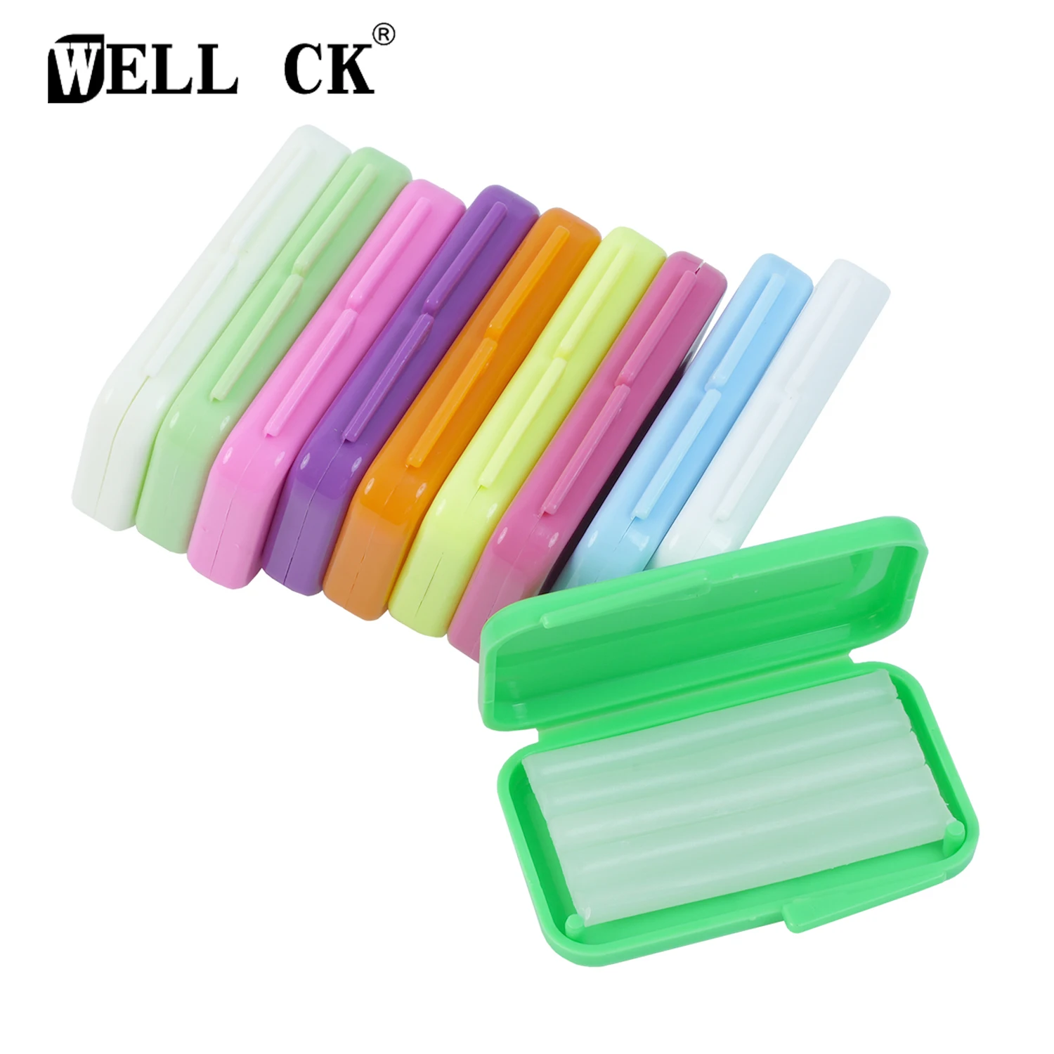 

10 Boxes Dental Orthodontic Wax Oral Hygiene Tool Teeth Whitening 10 Type Relief Wax Sticks For Braces Gum Irritation
