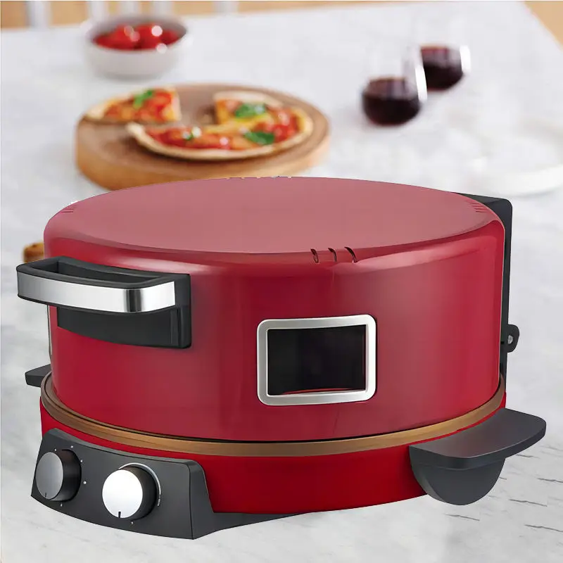 Factory 2800w Commercial Homeuse Adjustable Temperature Pizza Oven Automatic 16 inch Electric Pizza Maker Machine