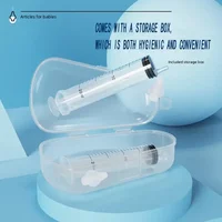 2Pcs/box 20/ML Baby Nose Clean Needle Tube Infant Baby Care Nasal Aspirator Cleaner Rhinitis Nasal Washer Baby Nose Cleaner 2