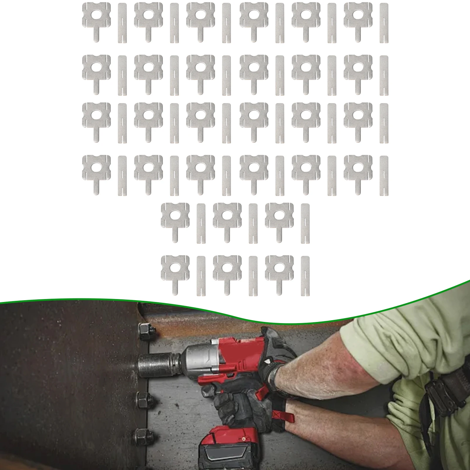 

5 Set Spots Welding Nickel Plates 30 PCS Battery Plating Nickle Sheet For Makitas Nickel Plated Steel Welding Equipments