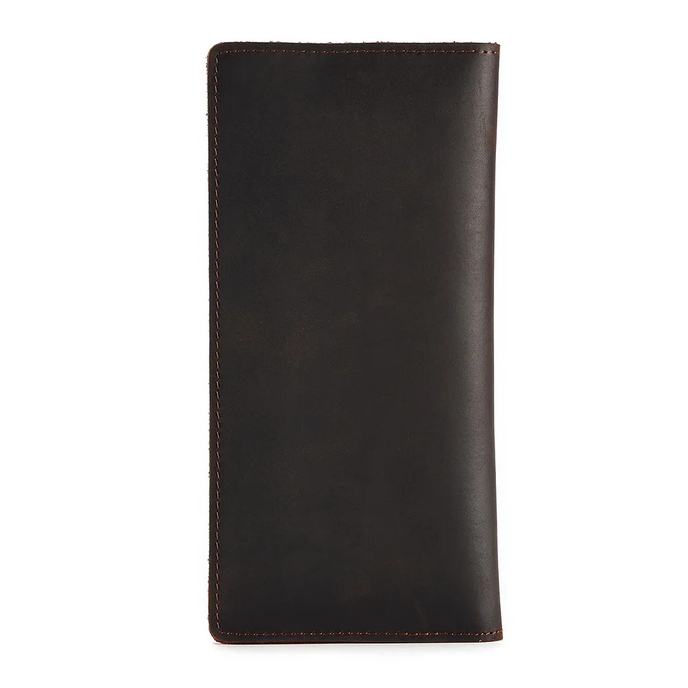 Bags  Chain Wallets For Men Buffalo Leather Rfid Blocking Long