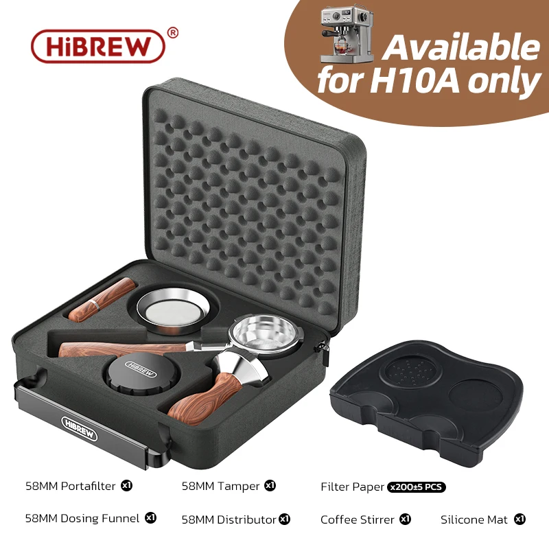 طقم الباريستا المتكامل 58mm - حقيبة الفخامة لـ HiB...