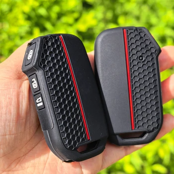 Silicone Car Key Fob Case Cover For Kia K3 K5 Soul Sportage NiroTelluride Carnival Sorento Cerat Seltos Sonet Ceed Xceed Proceed