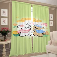 Cover Curtain for Living Room Bedroom Curtains Black Out Curtains Partition Kitchen Blackout Home Interior Modern Window Shade 2