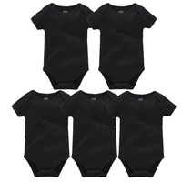 Kavkas Baby Boy Clothes 3 5 Pcs/Set 100% Cotton Summer Girls Bodysuit Short Sleeve Newborn 0-3M Clothing 2