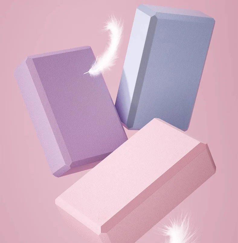 Description Picture 3 of item1pc Shaping High Density Eva Yoga Block Stretch Children Pilates Foam Block Balance Exercise Ballet Bodybuilding Dance Gym Alo