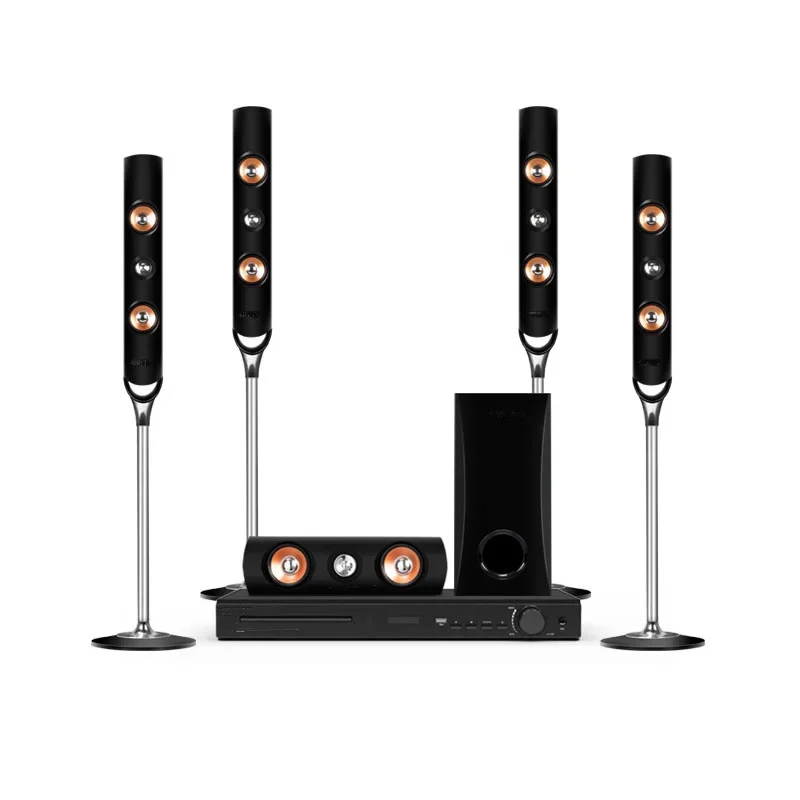 3D Surround Wireless 6 Altoparlanti Bt 5.1 Sistema Home Theater