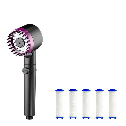 Shower for Bathroom Accessories Three Level Adjustment Showerhead Pressurization Head Massage Knobs Filter Set Showers Parts - Image 16
