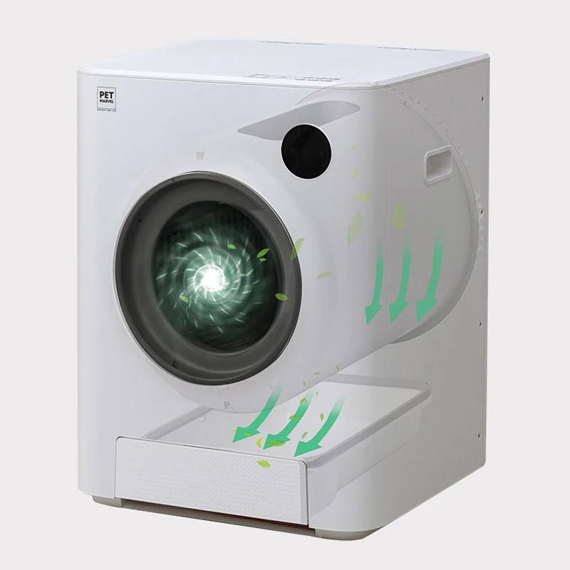 

Box Toilet petPet Products Cleaning Hot Sale Robot Auto Litter Box Toilet Customizable LOGO automatic litter box