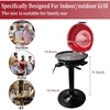 Electric BBQ Grill Techwood 15-Serving Indoor/Outdoor Electric Grill for Indoor & Outdoor Use, Double Layer Design 5