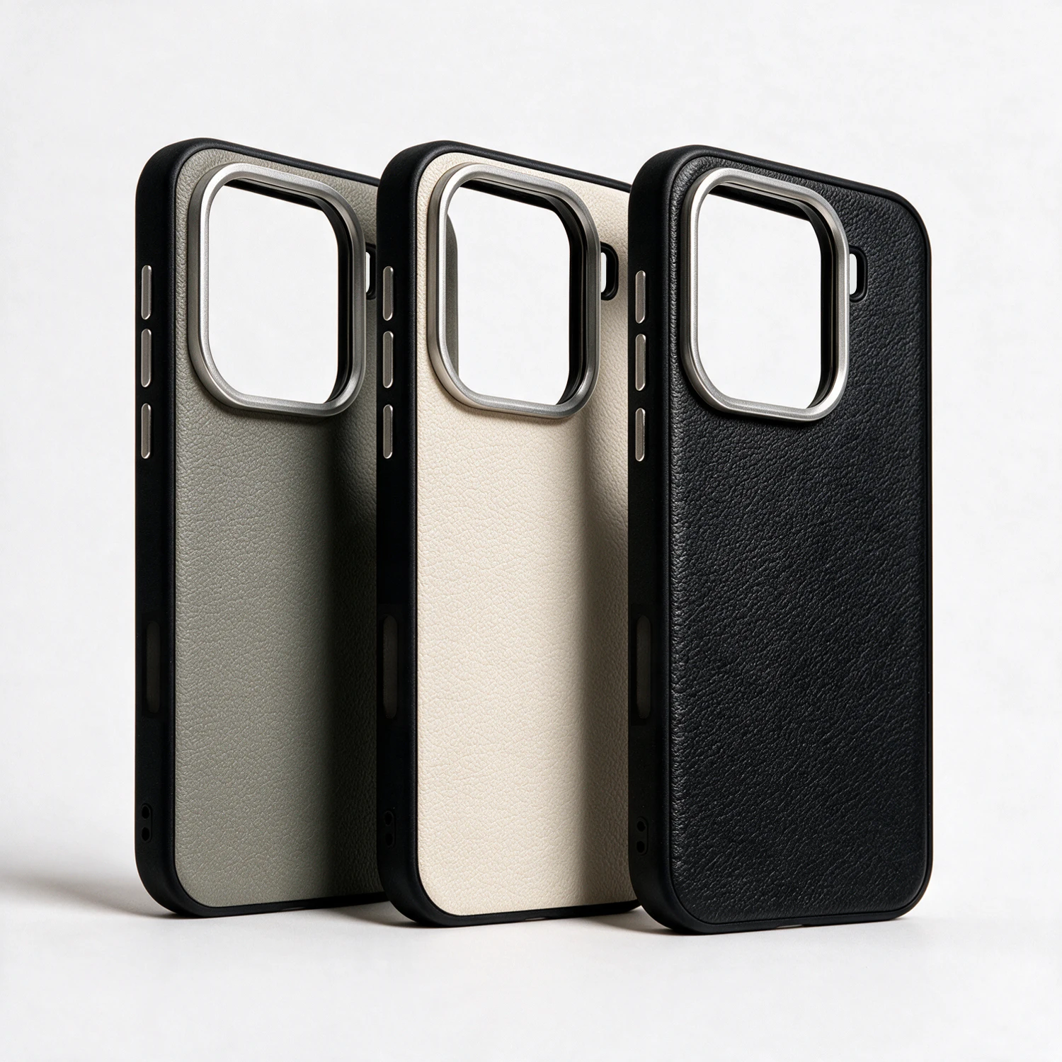 Luxury Sheepskin Leather Phone Case in Solid Color by REDVAG