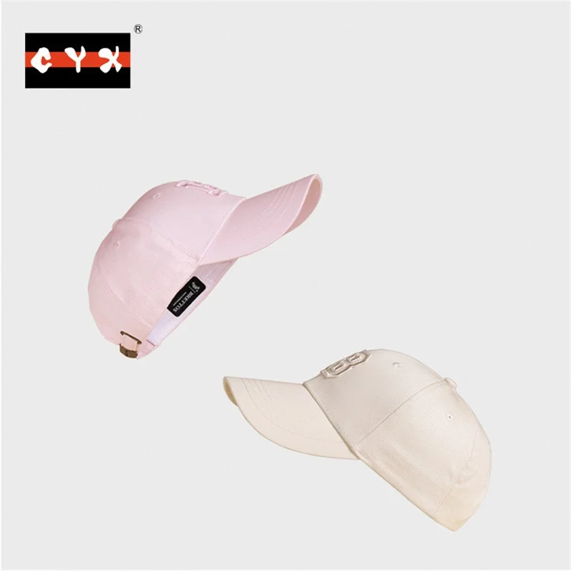 Outdoor Unisex Sturdy Versatile Cotton Sports Sun Hat Minimalist 3D Embroidered Baseball Cap With Letters