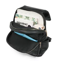 Marque femmes mode sac à dos voyage grand sac à dos en cuir PU sac à main cartable pour filles sac femme épaule sac à dos 4