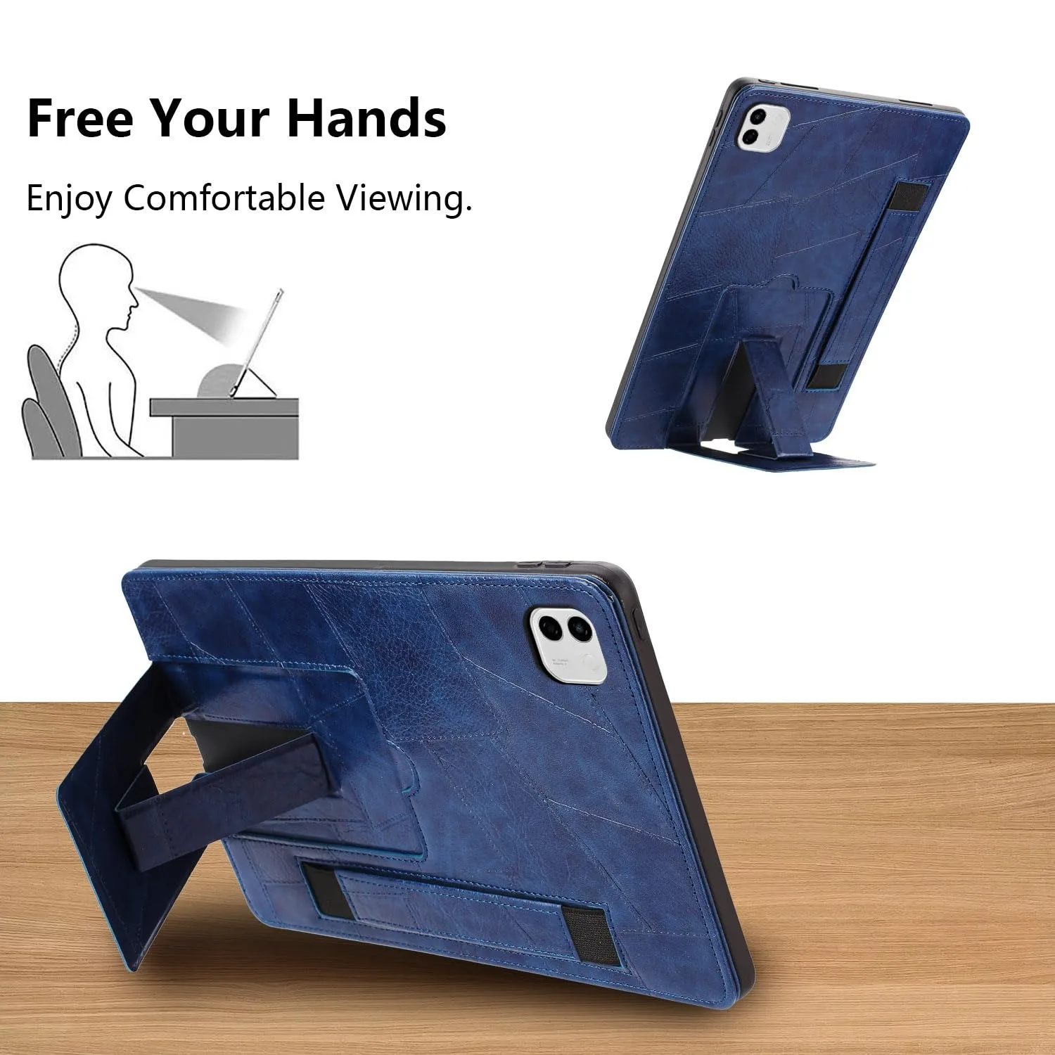 Multi-Function Protective Tablet Case with Foldable Kickstand