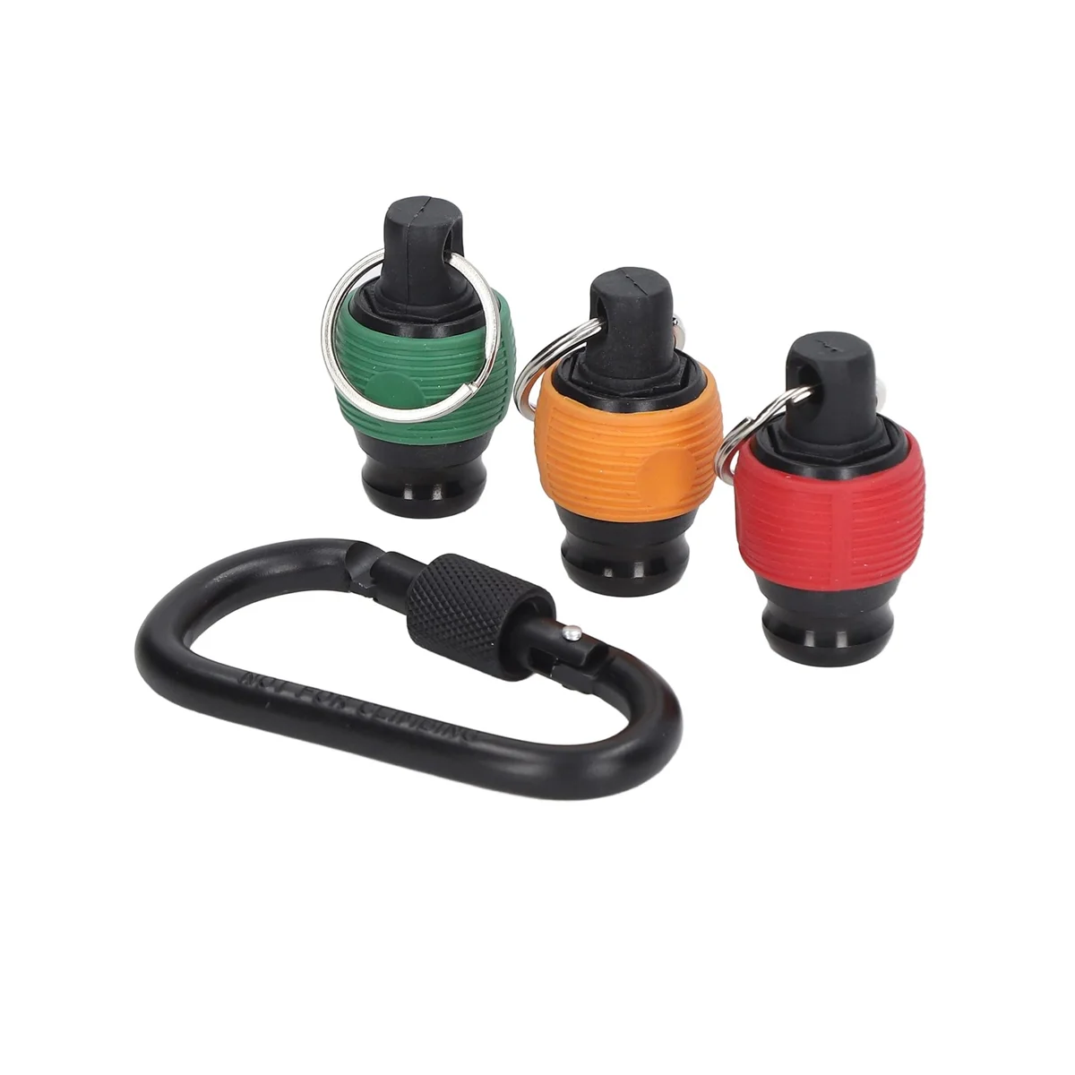 

3PCS 1/4in Hex Handle Aluminum Alloy Screwdriver Holder Keychains Extension Bar Drill Screw Adapter