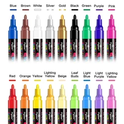 Vibrant Acrylic Graffiti Pens Set - Medium Tip Art Supplies (18colors)