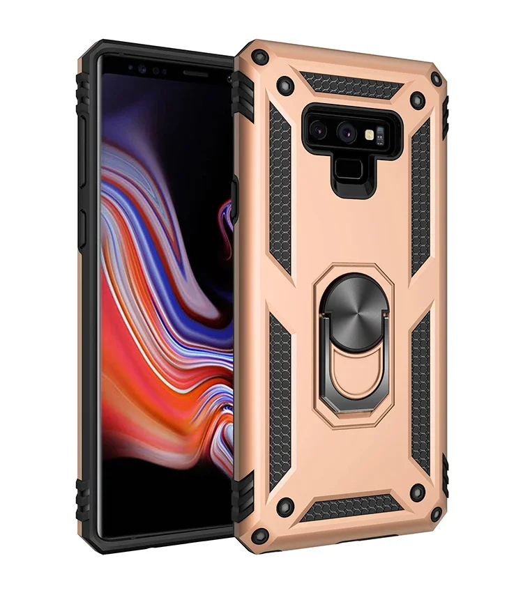 Luxury Armor Shockproof Silicone Bumper Case with Hard PC Cover