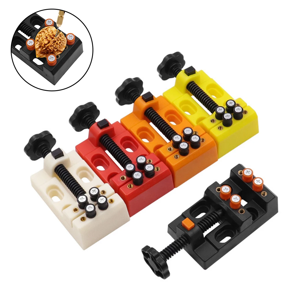 Mini Table Vise Jaw Carving Bench Clamp Drill Press Vice Micro Clip