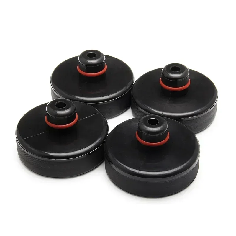 4-Pack Silicone Jack Lift Pad Point Adapters with Storage Bag