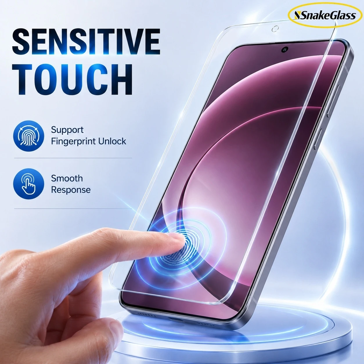 Premium Ultra-Clear HD Tempered Glass Screen Protector Set - 4 Pack, Anti-Scratch Surface