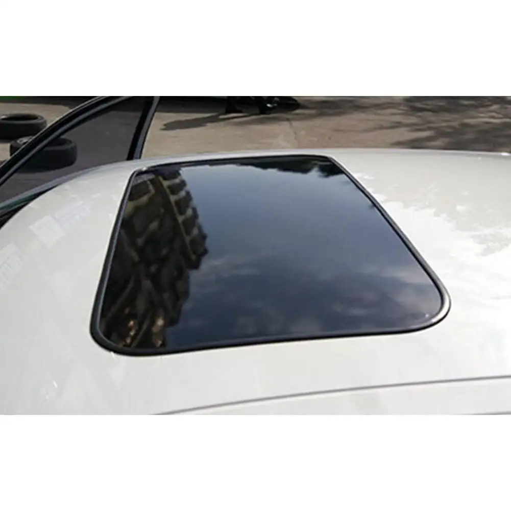 Universal Simulation Car Sunroof Imitation Glossy False PVC Roof Vinyl Protective Film Cover Simulation Panoramic Stickers Strip