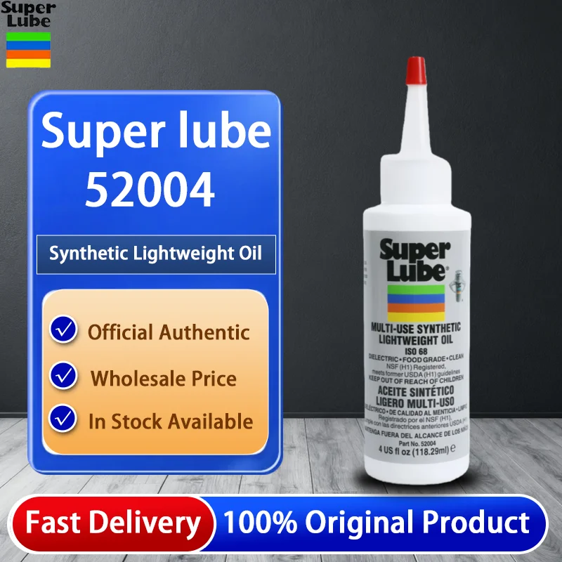 4oz Bottle 52004 Super lube Synthetic Lightweight Oil ISO 68 Excellent ...