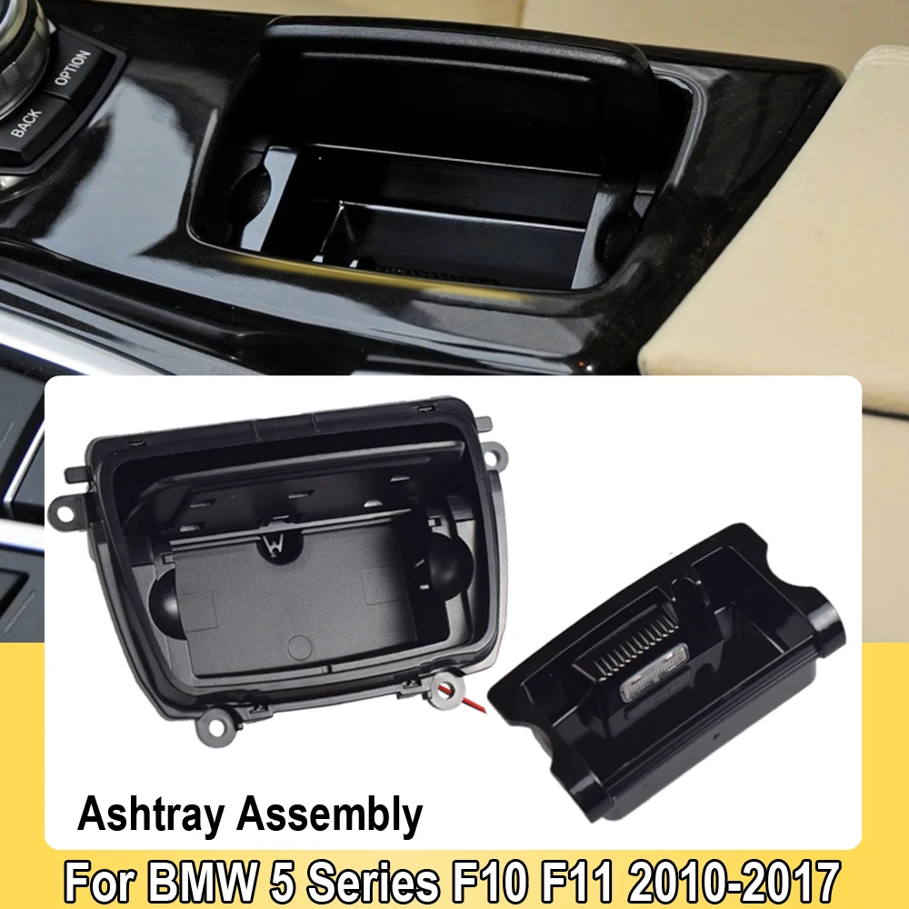 New Black Automobile Ashtrays Car Center Console Ashtray Assembly Ash